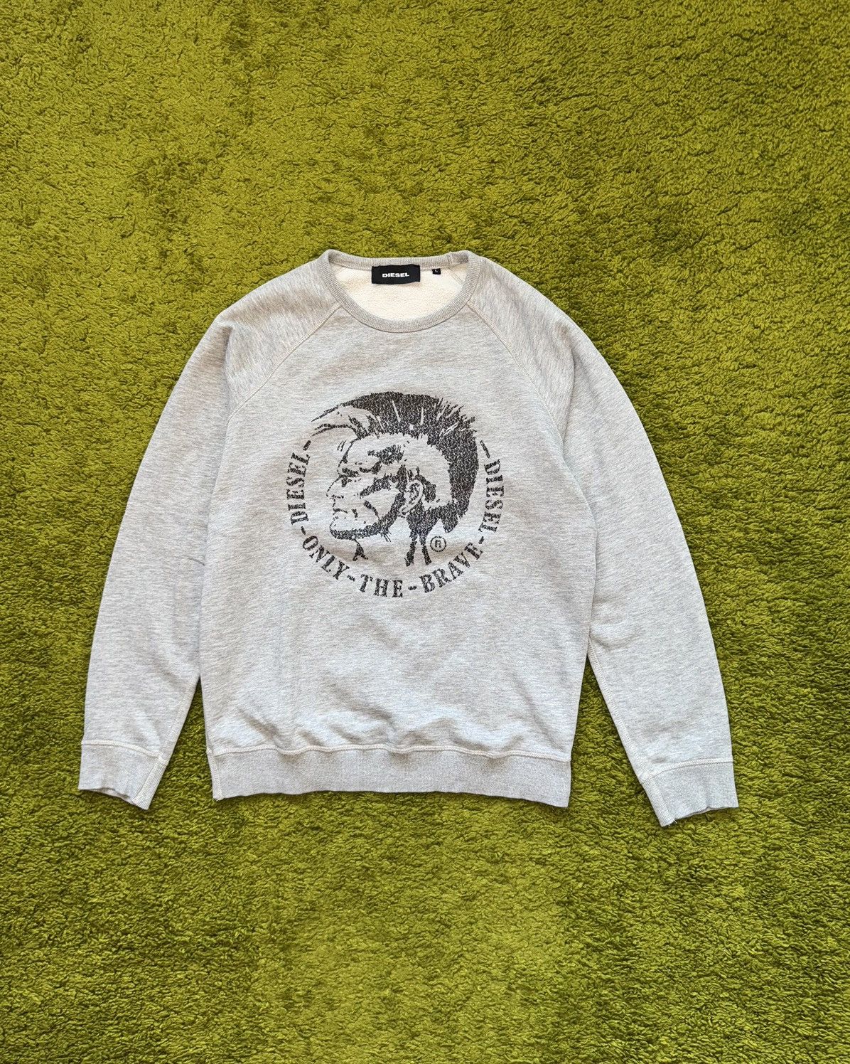 Diesel Diesel iconic punk big logo Y2K style sweatshirt Size US L / EU 52-54 / 3 - 1 Thumbnail