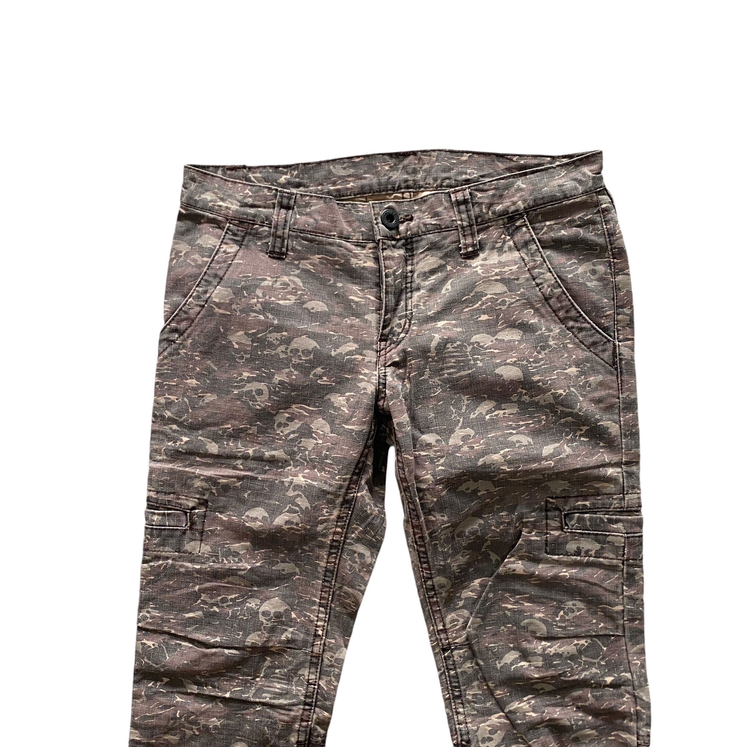 Hysteric Glamour × Japanese Brand Hysteric Glamour Skull Punk Ripstop Cargo Pants Size US 29 - 2 Thumbnail