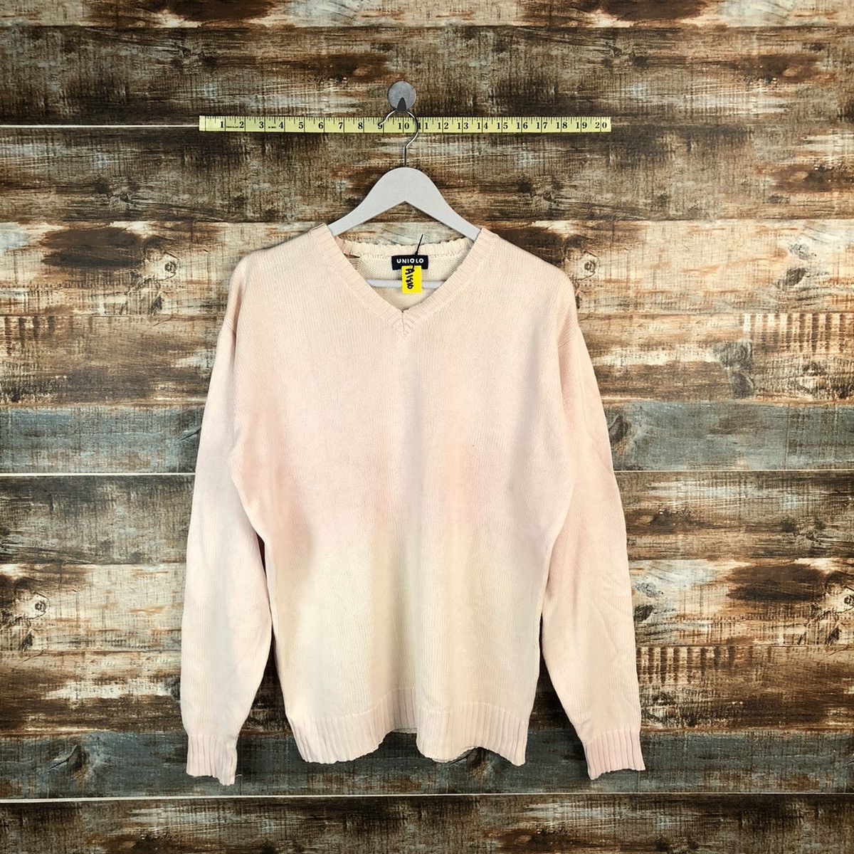 Homespun Knitwear × Japanese Brand Uniqlo vintage Pink Knitwear sweatshirt #A1810 Size US M / EU 48-50 / 2 - 1 Thumbnail