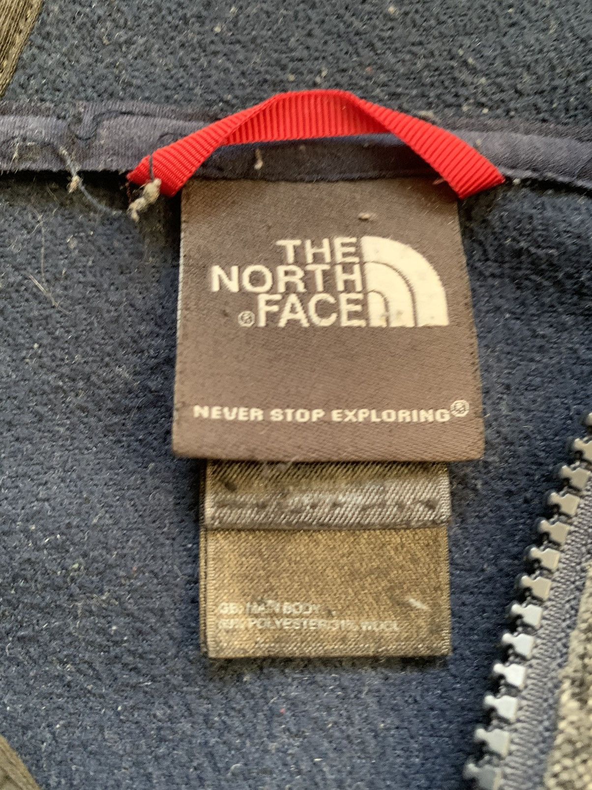 The North Face × Vintage The North Face zip fleece sherpa hoodie jacket vintage Size US M / EU 48-50 / 2 - 14 Thumbnail