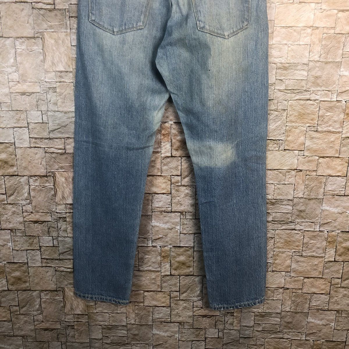 Japanese Brand Archives Blue Distressed Denim Pants #A65 Size US 30 / EU 46 - 14 Thumbnail