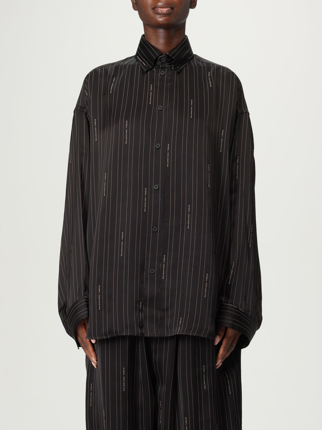 Balenciaga Balenciaga Shirt Woman Black Size XS / US 0-2 / IT 36-38 - 1 Thumbnail