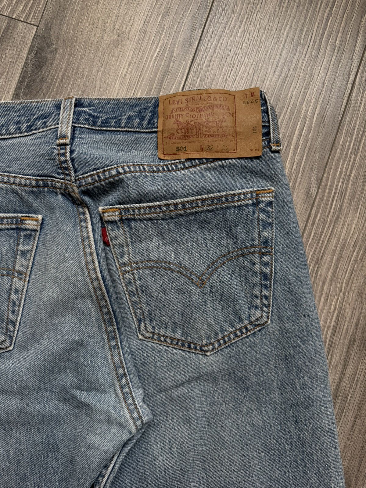Other Vintage Levi’s 501 made in USA denim jeans Size US 32 / EU 48 - 1 Thumbnail