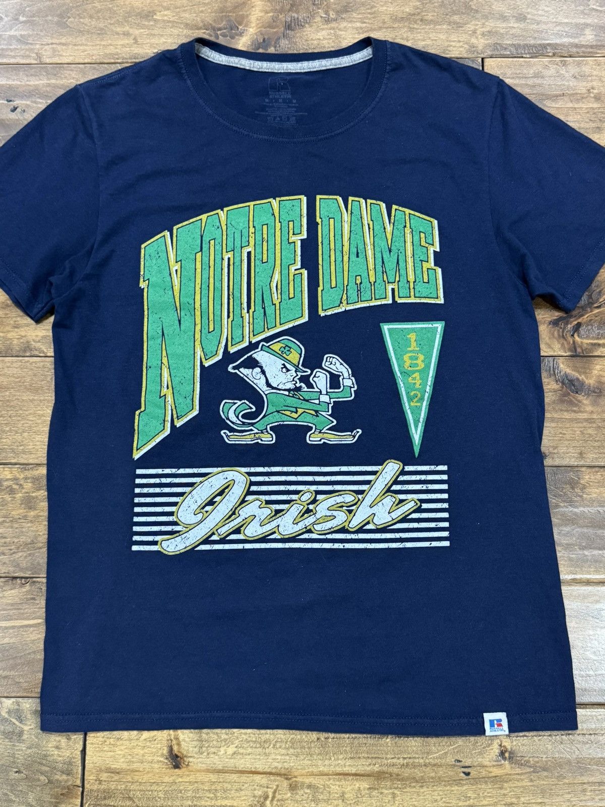 Russell Athletic Vintage Russell Athletic Notre Dame Shirt Size US M / EU 48-50 / 2 - 2 Thumbnail