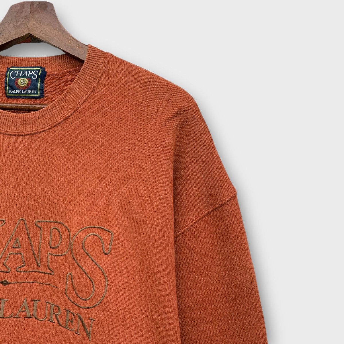 Chaps Ralph Lauren Vintage 90s Chaps Ralph Lauren Sweatshirt Embroidered Logo Size L / US 10 / IT 46 - 4 Thumbnail