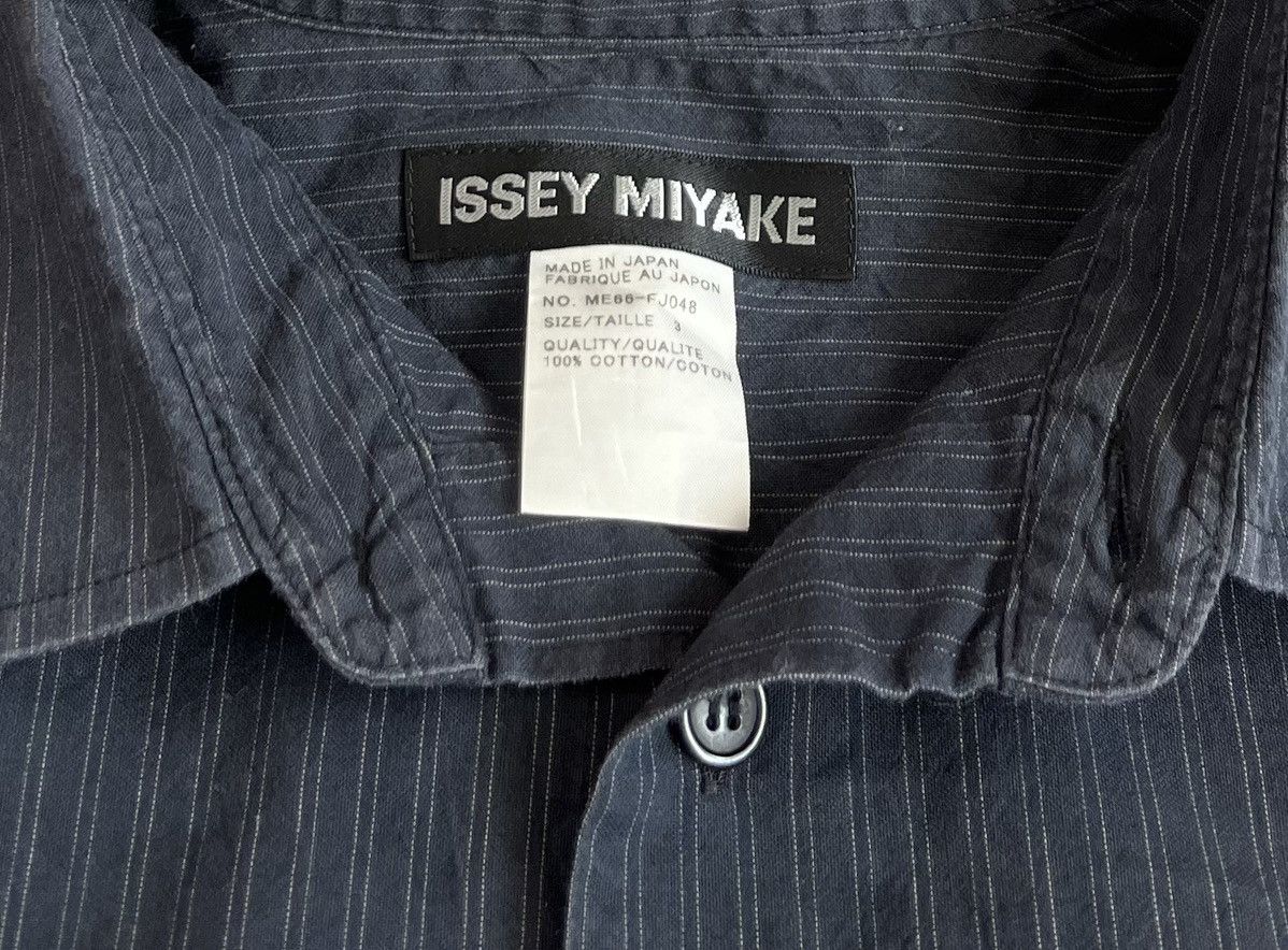 Issey Miyake Vintage issey miyake classic striped black shirt Size US L / EU 52-54 / 3 - 3 Thumbnail