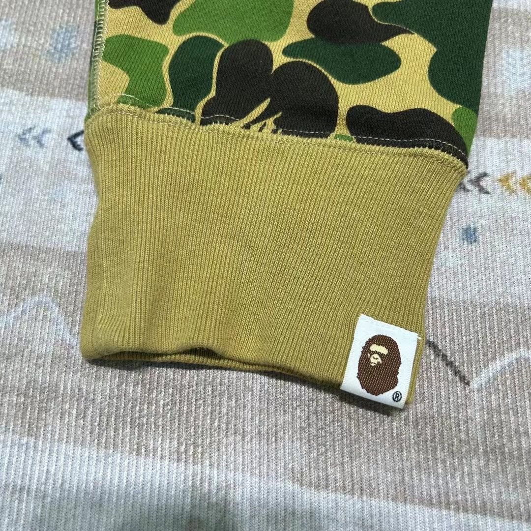 BAPE CAMO SHARK HALF ZIP HOODIE
