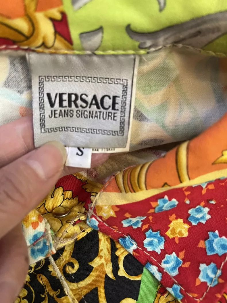 Versace Versace Reworked floral jacket women's coat Size S / US 4 / IT 40 - 5 Thumbnail