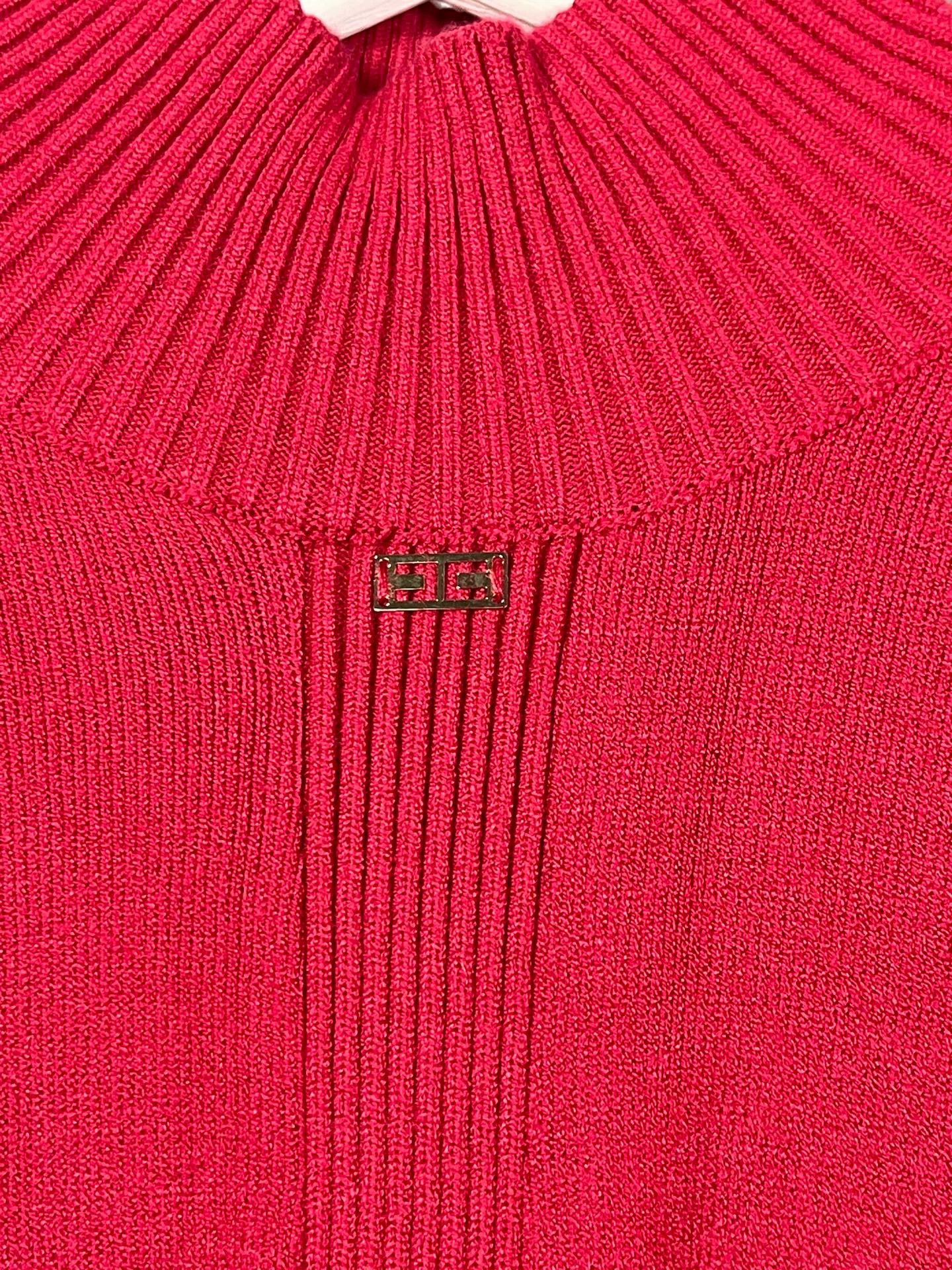 Elisabetta Franchi Elisabetta Franchi Women's Wool Dress 42 NWT Size M / US 6-8 / IT 42-44 - 5 Thumbnail