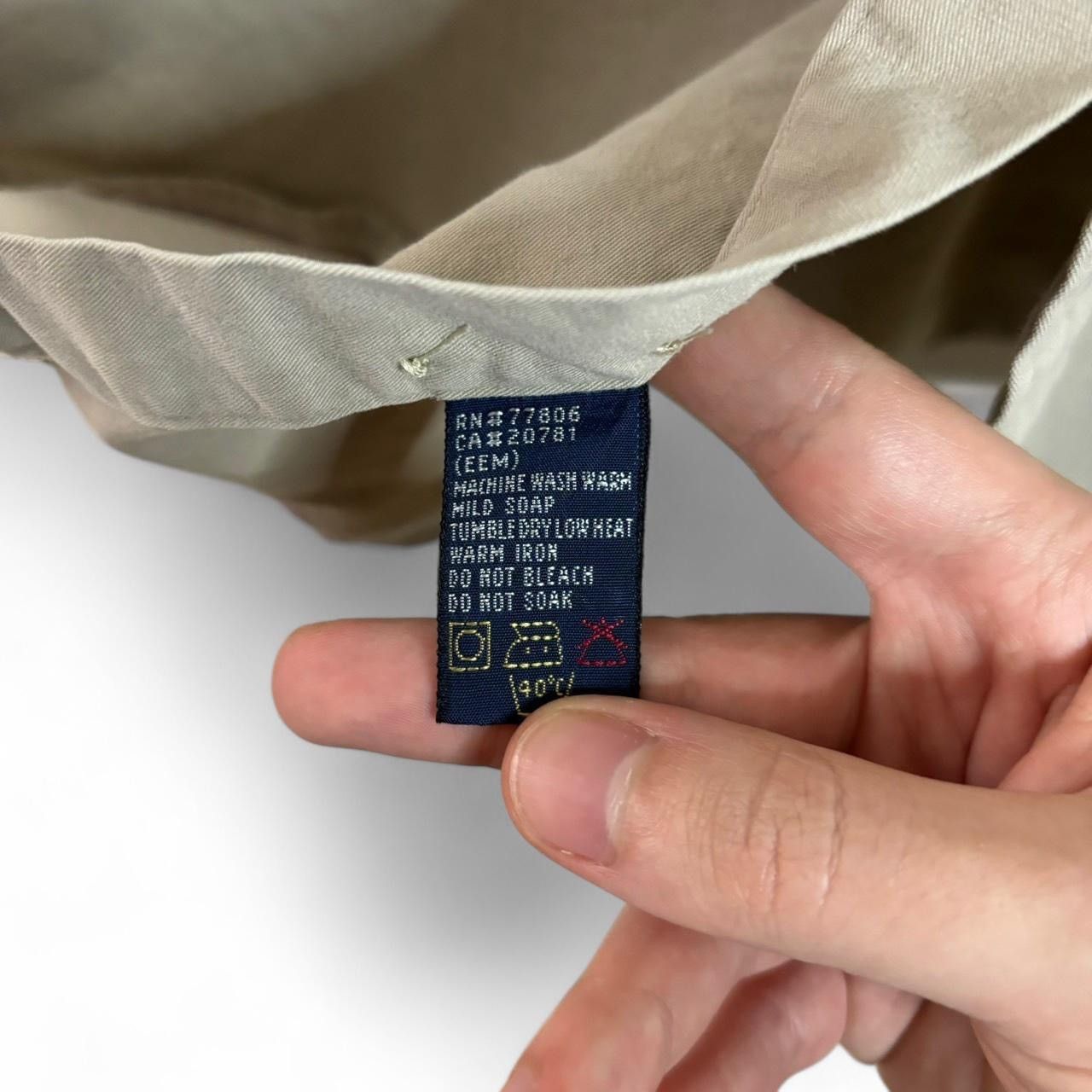 Tommy Hilfiger × Vintage Vintage 90s Tommy Hilfiger Beige Button-Up Shirt Size US XL / EU 56 / 4 - 3 Thumbnail