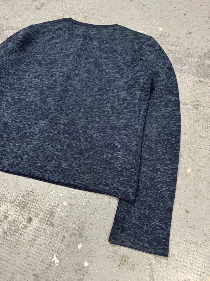 Balenciaga × Vintage SS2013 Balenciaga Navy Textured Sweater by Nicolas Ghesquiere Size US S / EU 44-46 / 1 - 6 Thumbnail