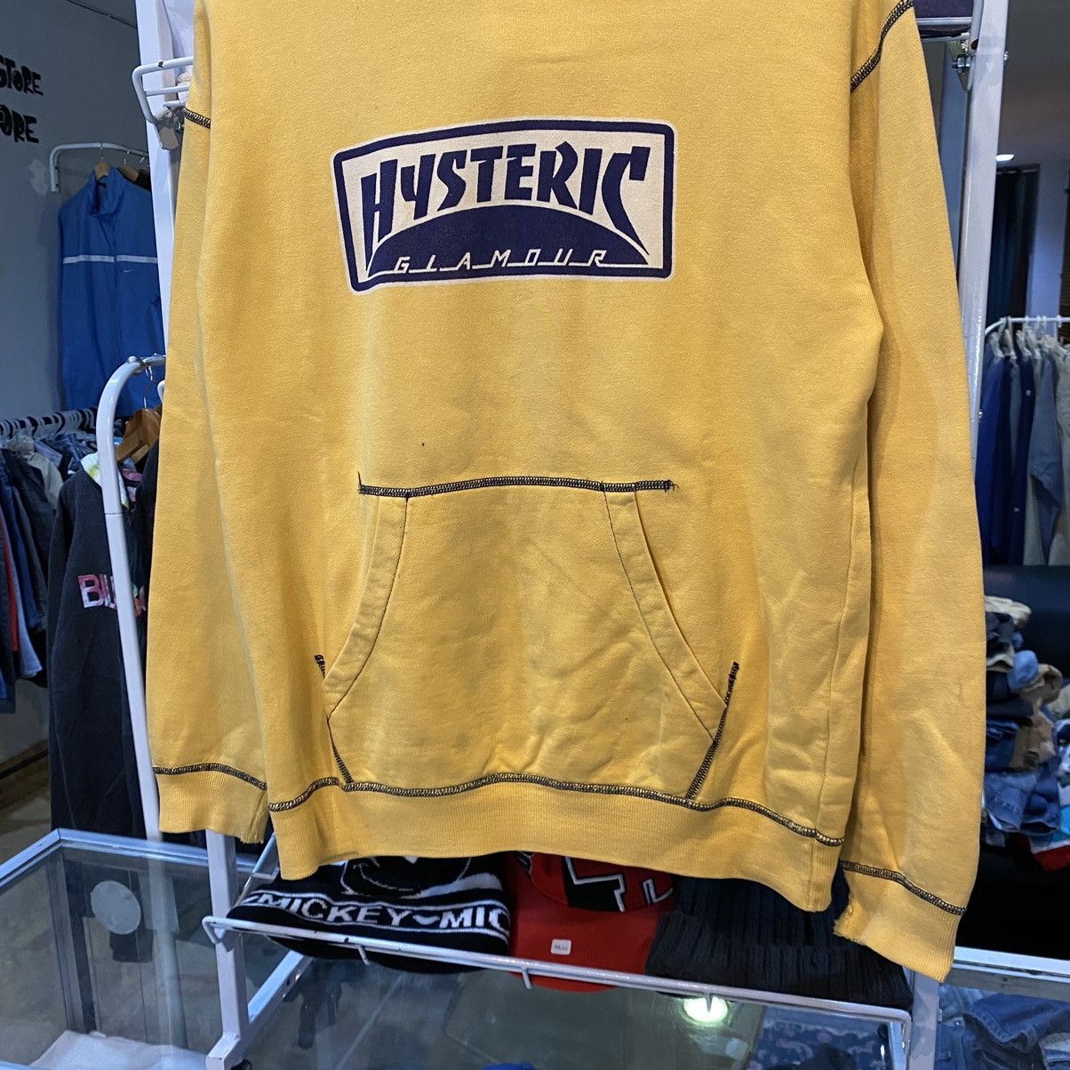 Hysteric Glamour × Vintage Rare Vintage Hysteric Glamour Hoodie Big Logo Distress Size US L / EU 52-54 / 3 - 4 Thumbnail