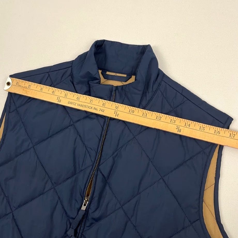 J.Crew J. Crew Walker Vest Mens M Blue Quilted Full Zip Preppy Office Lightweight Layers Shirt Size US M / EU 48-50 / 2 - 6 Thumbnail