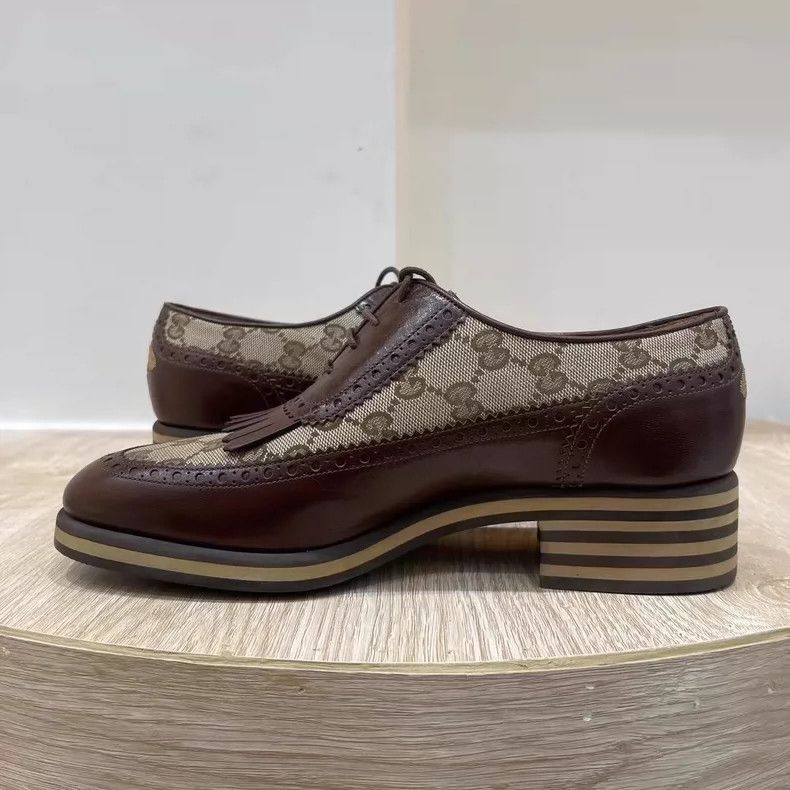 Gucci Gucci GG Embroidered Leather Loafers for Men-2505 Size US 10.5 / EU 43-44 - 5 Thumbnail