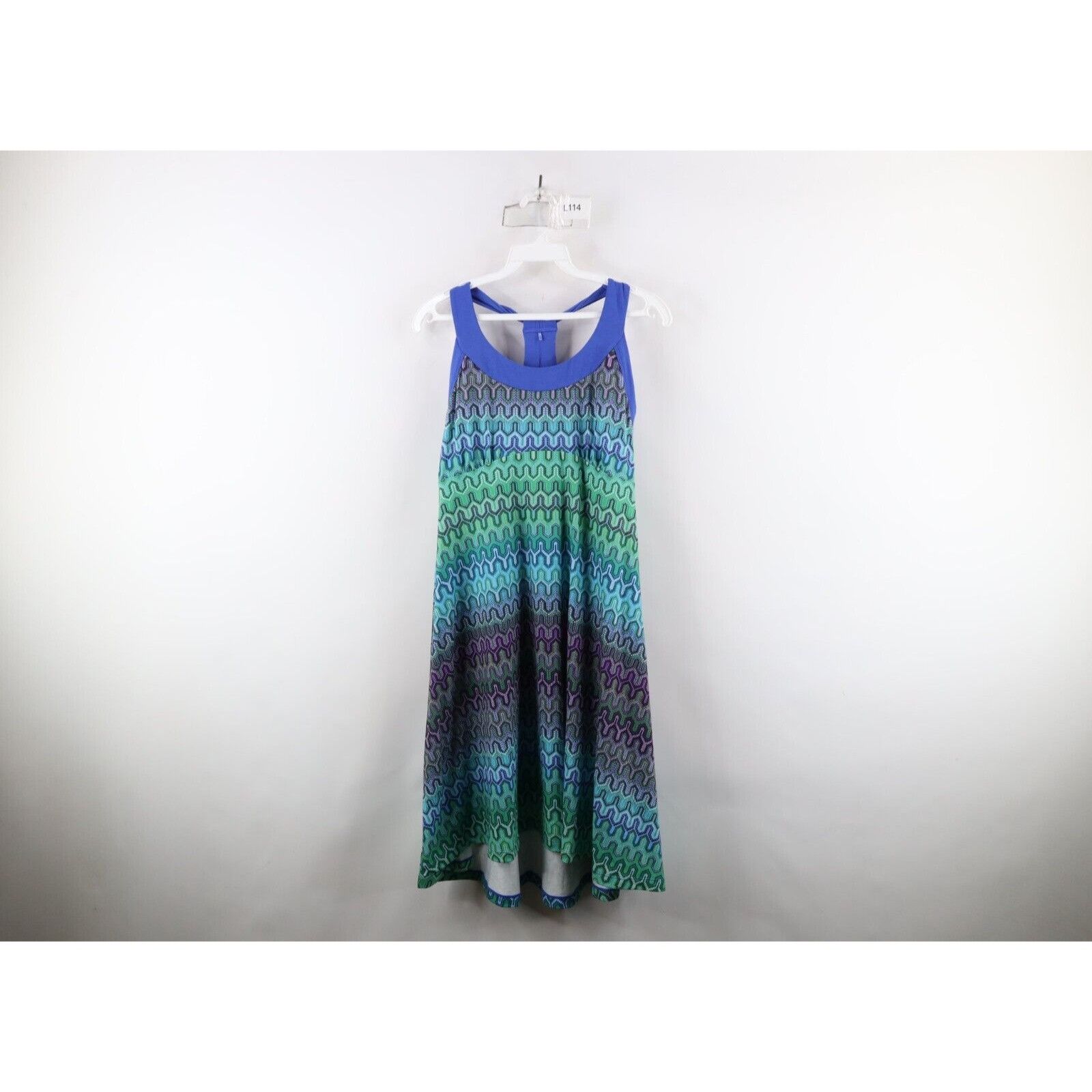 Prana prAna Breathe Racerback Rainbow Geometric Cali Dress Size M / US 6-8 / IT 42-44 - 1 Thumbnail