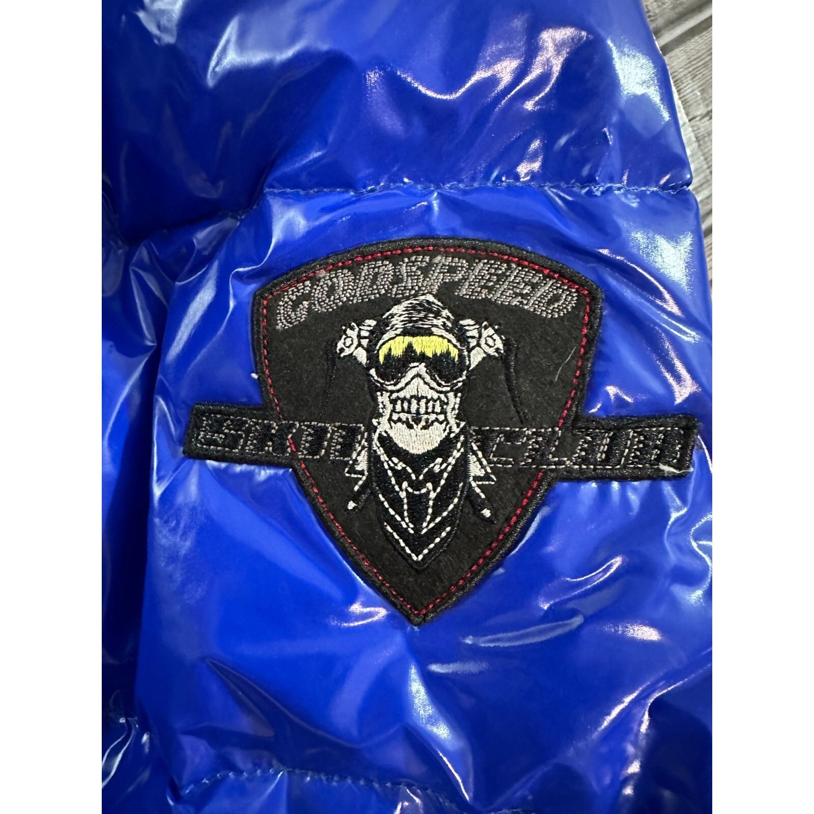 Godspeed Godspeed Duck down Bomber Puffer jacket color blue sz M NWOT Size US M / EU 48-50 / 2 - 3 Thumbnail