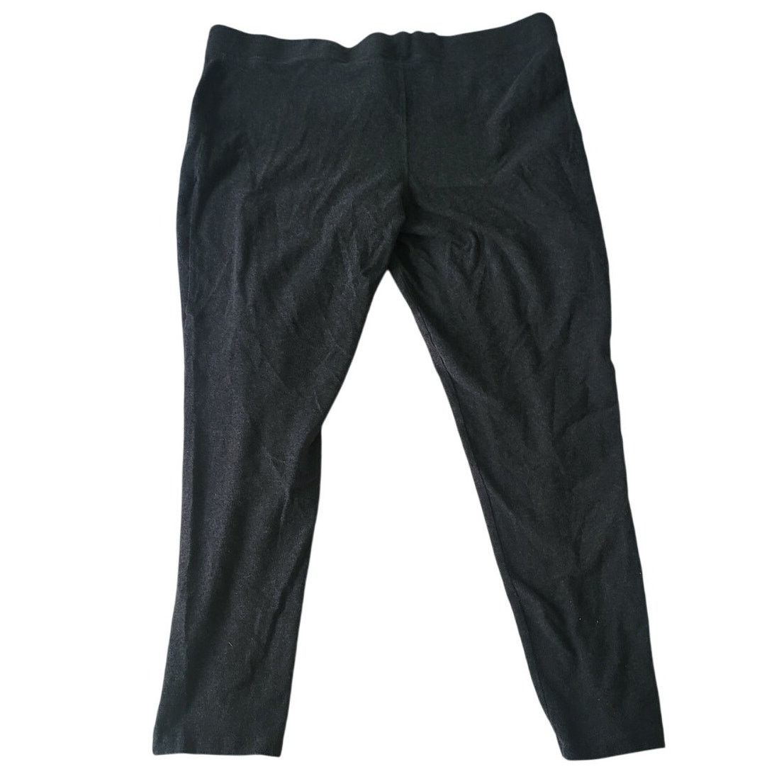 Express Express Dark Gray Cotton Cropped Leggings - XL Size 36" / US 14 / IT 50 - 2 Thumbnail