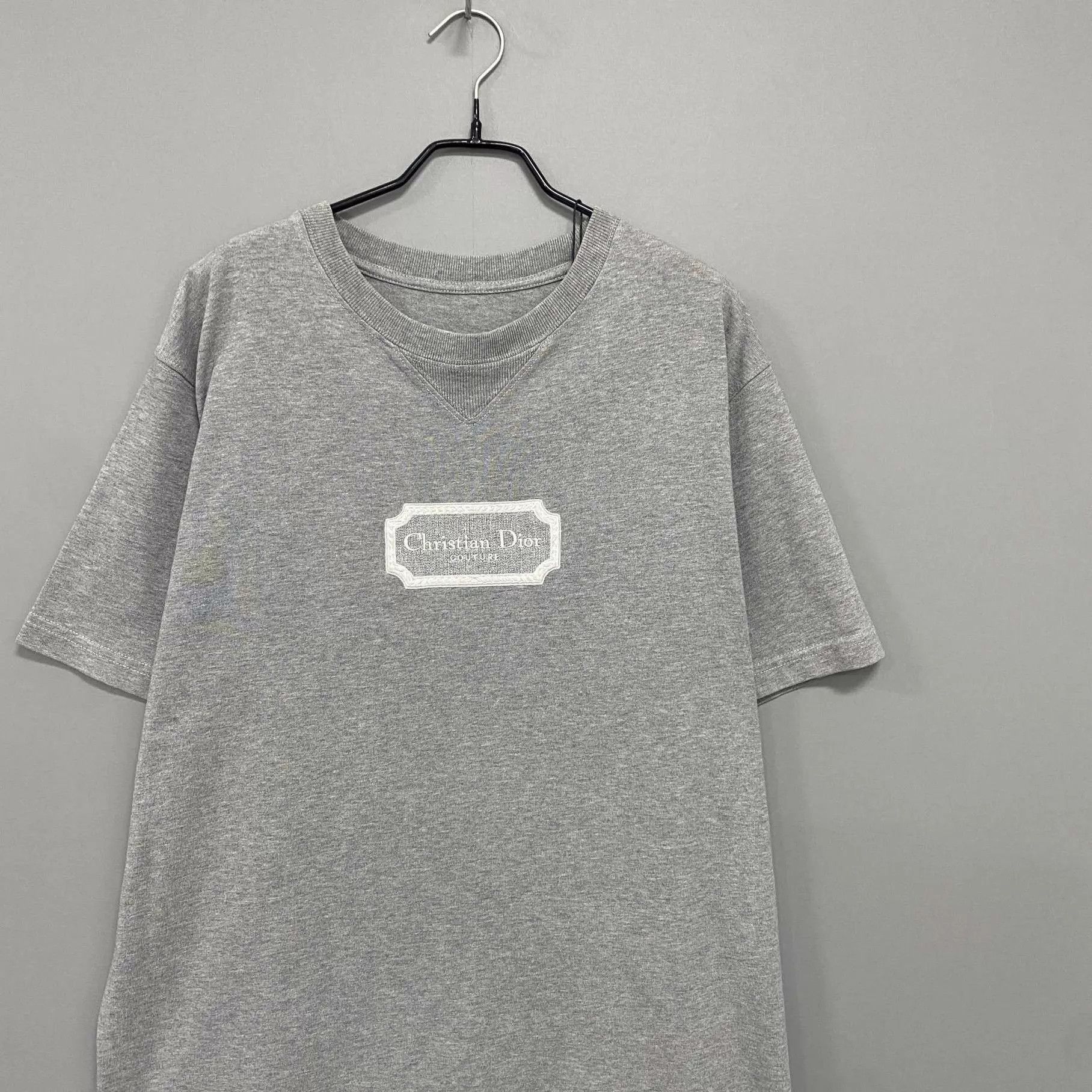 Dior Dior Classic Slogan Embroidered Logo Tee L 95 New Size L / US 10 / IT 46 - 2 Thumbnail