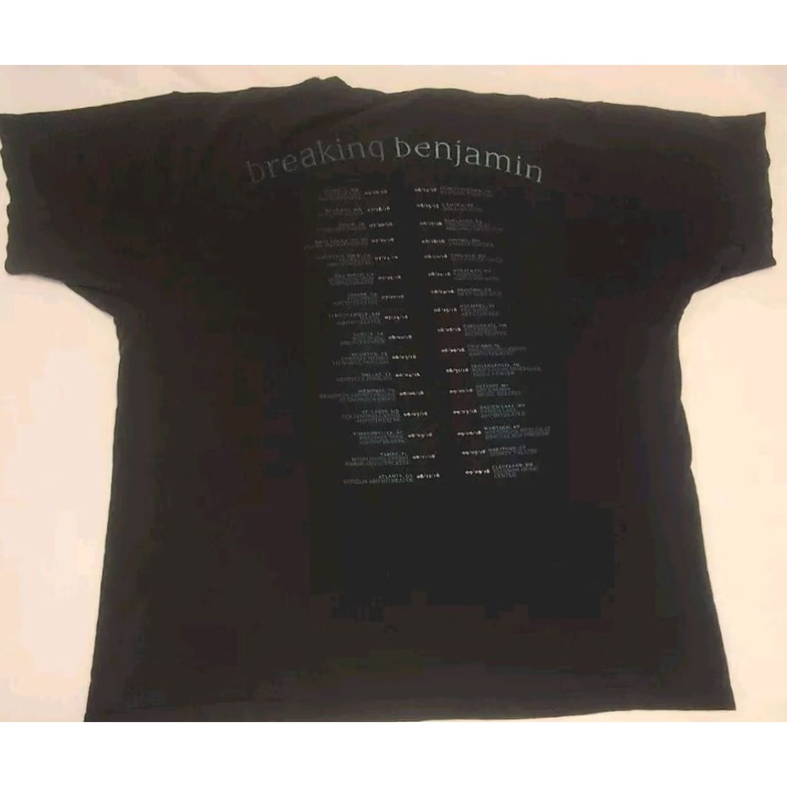 Tultex Breaking Benjamin Official 2018 US Tour Concert Shirt Double Sided Size XL Men Size US XL / EU 56 / 4 - 2 Thumbnail