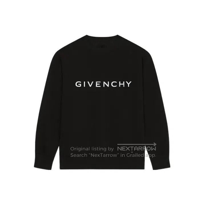 Givenchy Givenchy FW22 Classic Letter Print Crewneck Sweatshirt. Size US XL / EU 56 / 4 - 1 Thumbnail