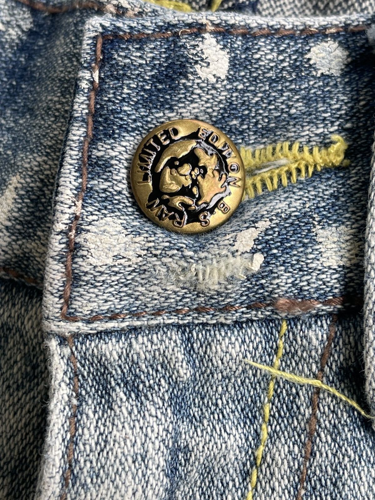 Japanese Brand Japanese Crazy Flare Ripped Distressed LGB Style Denim Size US 34 / EU 50 - 11 Thumbnail