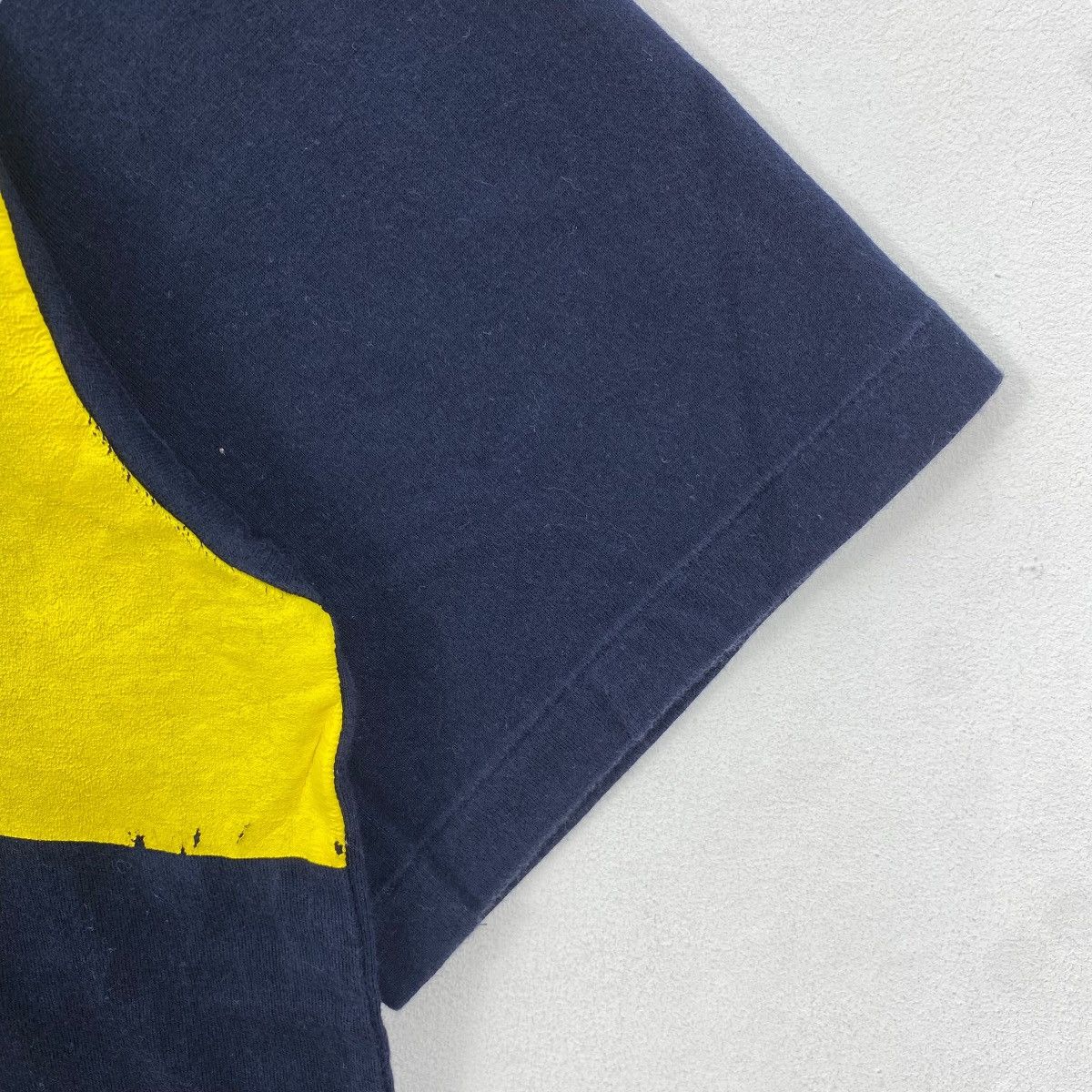 N.Hoolywood N. HOOLYWOOD By Mister Hollywood Indigo Yellow Tee Shirt Size US M / EU 48-50 / 2 - 3 Thumbnail