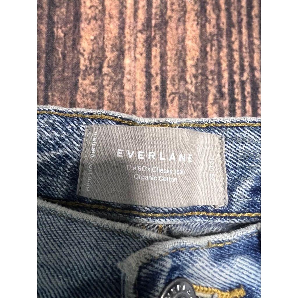 Everlane Everlane Women's Size 26 Crop 90s Cheeky Mom Jeans Size 26" / US 2 / IT 38 - 3 Thumbnail