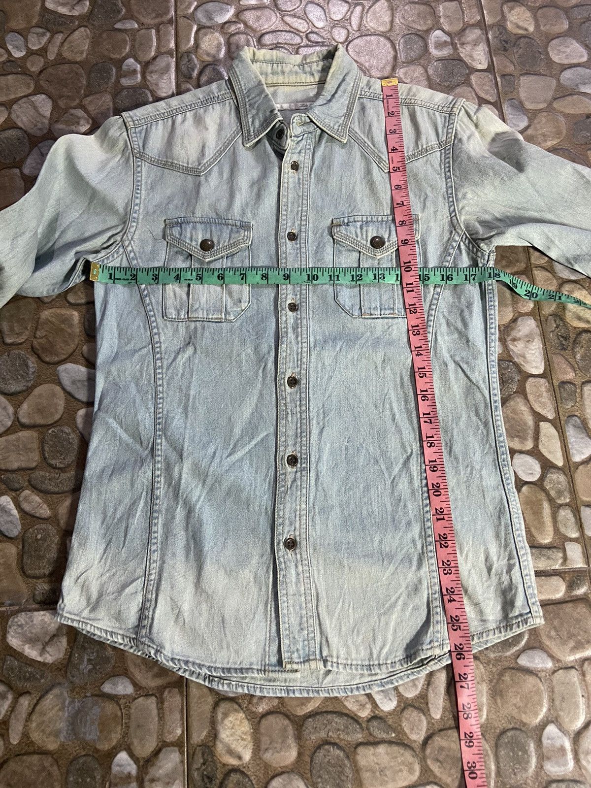 Issey Miyake VTG Tete home by issey miyake long shirt denim Size US M / EU 48-50 / 2 - 9 Thumbnail