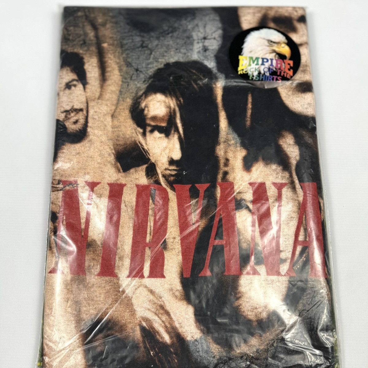 Band Tees Vintage 90s DS PACKAGED Nirvana Empire All Over Euro T Shirt Size US XL / EU 56 / 4 - 2 Thumbnail