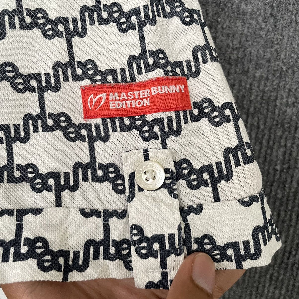 Beauty Beast × If Six Was Nine × Japanese Brand Master Bunny Edition AOP Monogram Polo Shirt Made in Japan Size US M / EU 48-50 / 2 - 3 Thumbnail