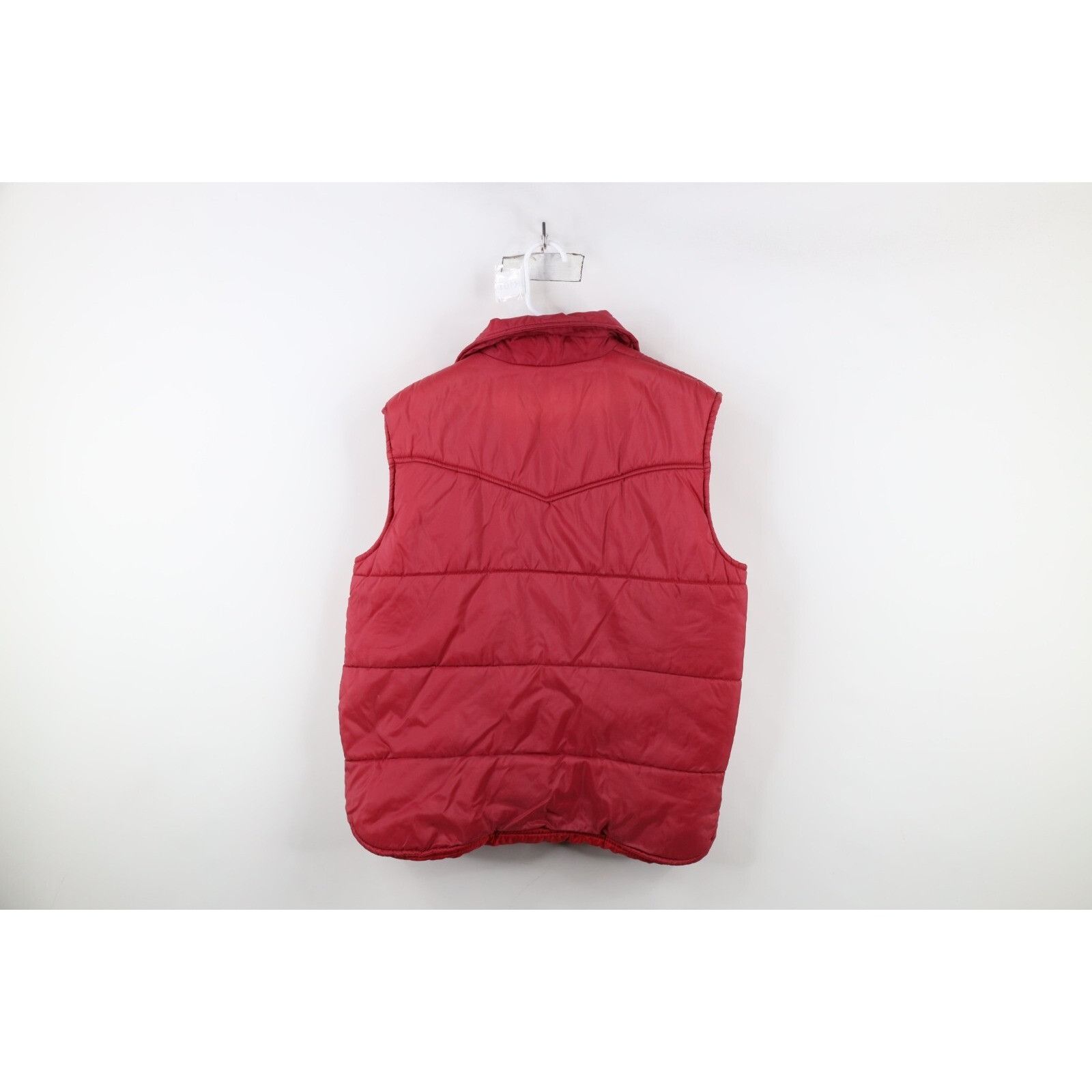 Dickies × Vintage Vintage 80s 90s Dickies Faded Full Zip Puffer Vest Jacket Size US L / EU 52-54 / 3 - 14 Thumbnail