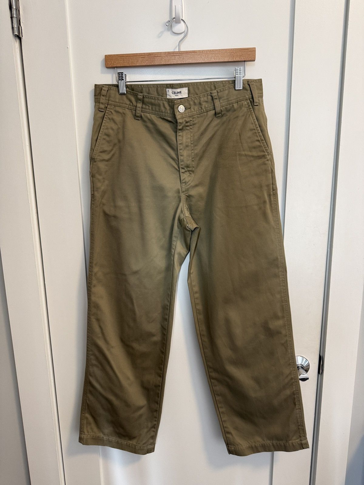 Celine Celine Straight Leg Chinos Size US 29 - 1 Thumbnail