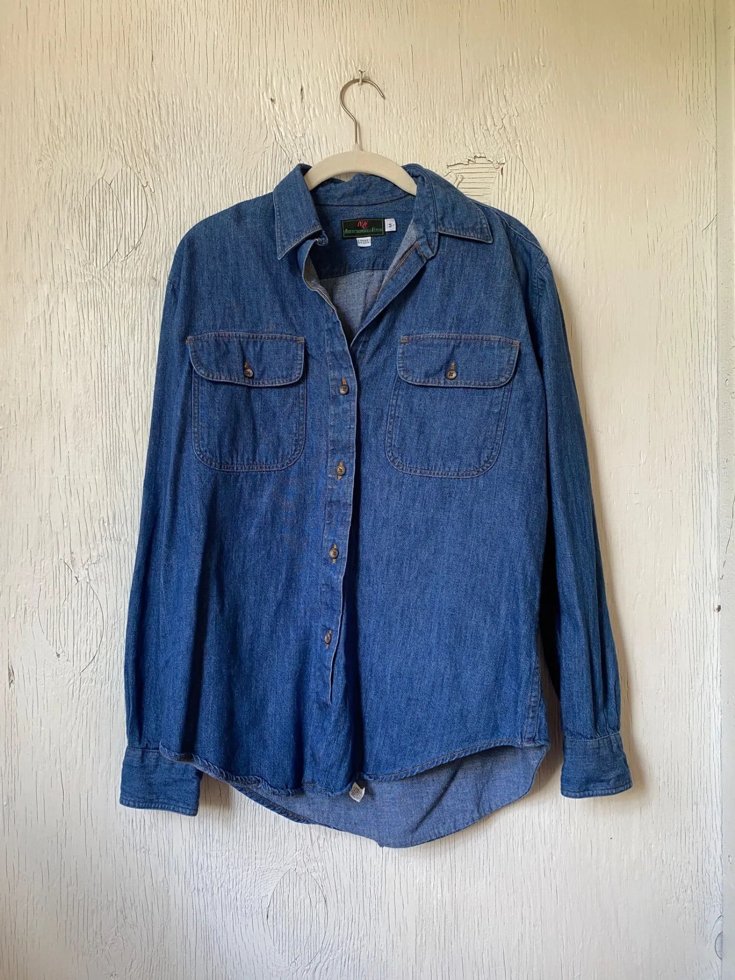 Abercrombie & Fitch Vintage 80s denim shirt Size M / US 6-8 / IT 42-44 - 1 Thumbnail