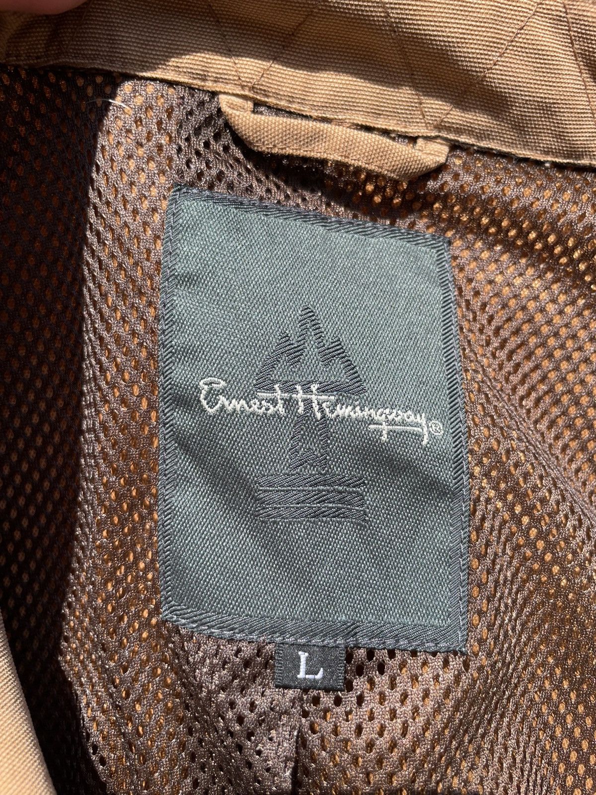 Vintage 🔥Accept Binding Offer🔥Ernest Hemingway Hunting Safari Jacket Size US L / EU 52-54 / 3 - 8 Thumbnail