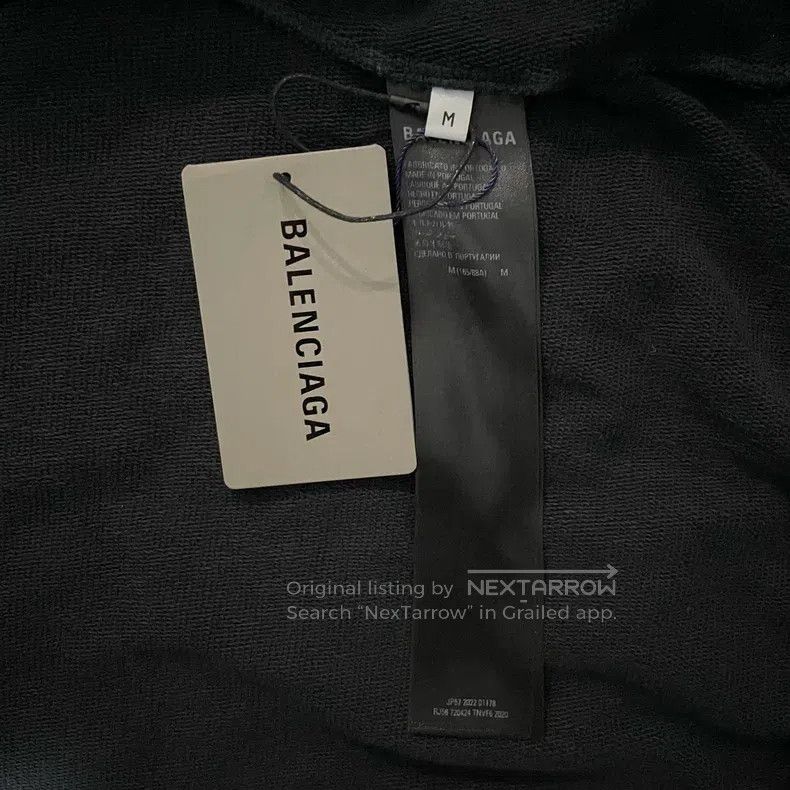 Balenciaga Balenciaga Double logo black hoodie Size US M / EU 48-50 / 2 - 4 Thumbnail