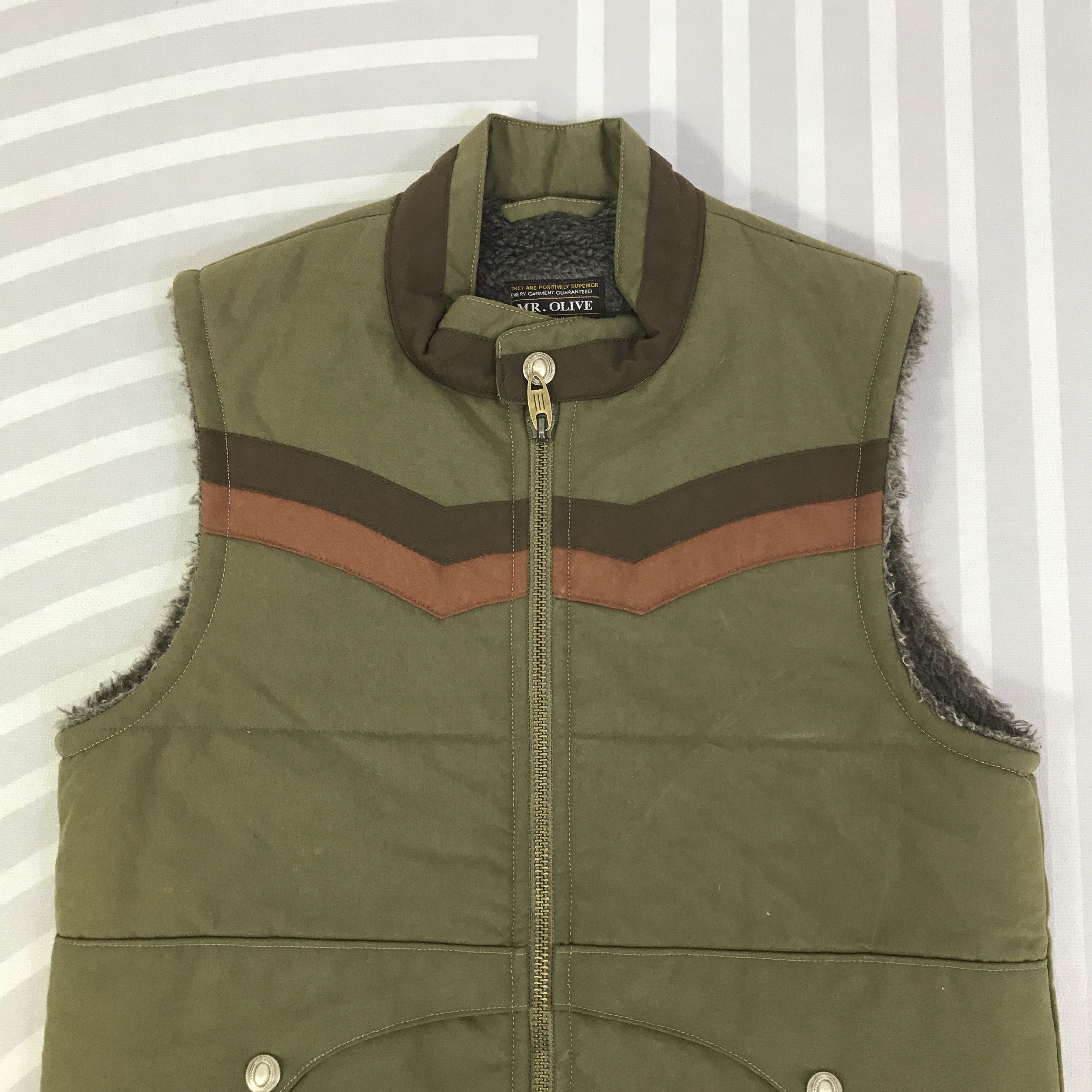Mr. Olive Vintage Mr.Olive Outdoor design Vest K108B21 Size US M / EU 48-50 / 2 - 2 Thumbnail
