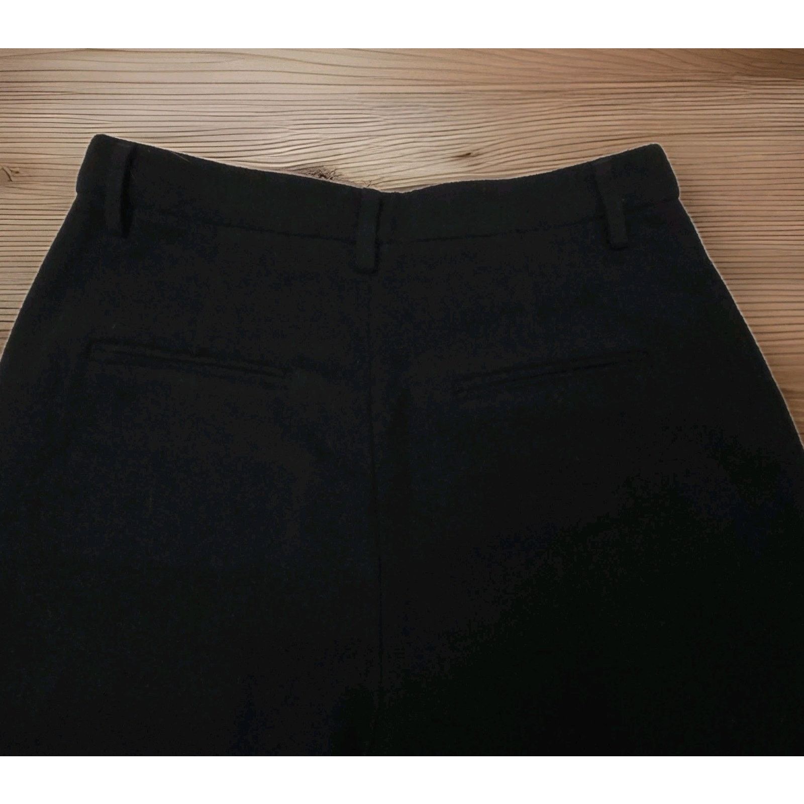 Reformation Reformation Mason High-Waisted Wool-Blend Trouser 2p Size 26" / US 2 / IT 38 - 4 Thumbnail