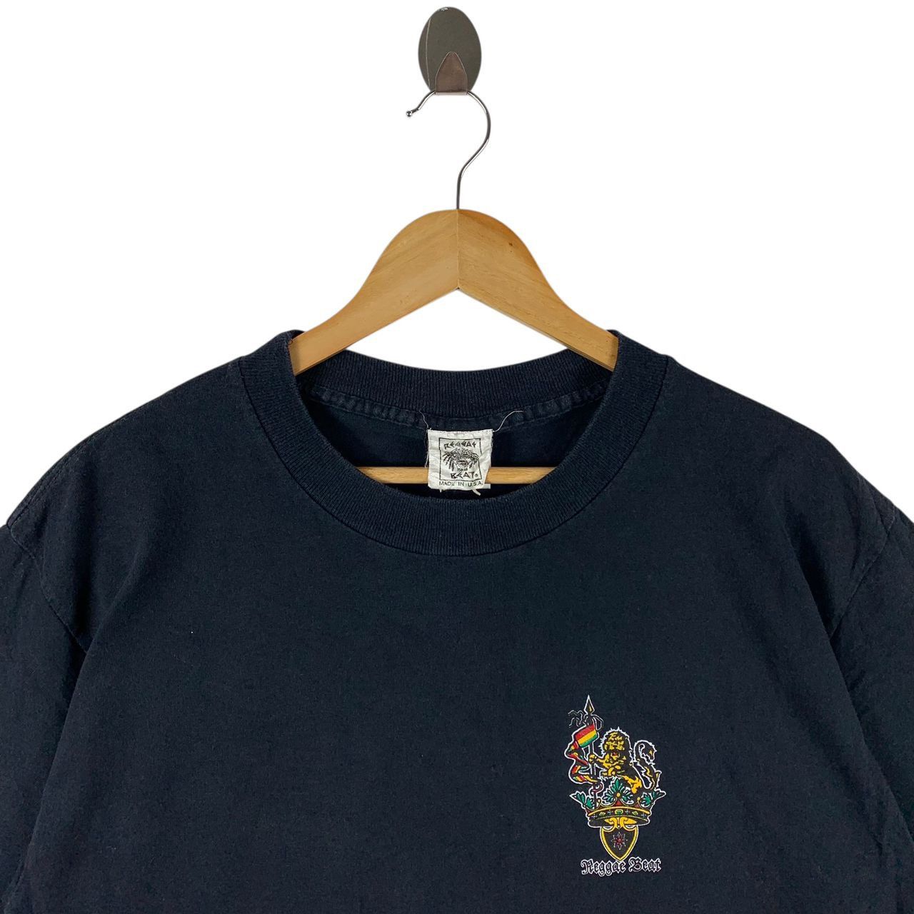 Vintage Vintage RAGGAE BEAT raggae design back hit tee Size US L / EU 52-54 / 3 - 3 Thumbnail