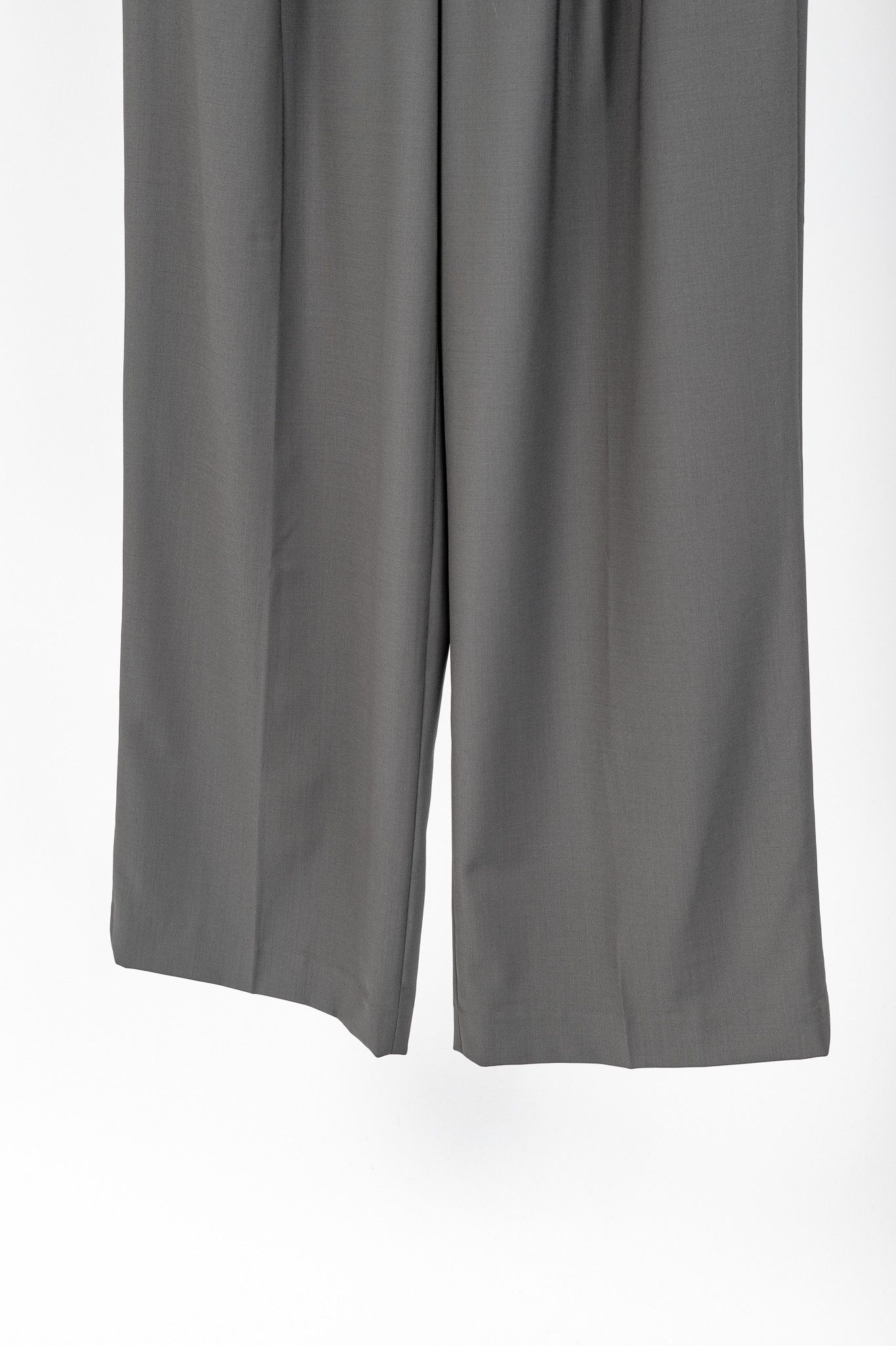 Tibi Tibi Stella Grey Pleated Tropical Wool Pants Size 30" / US 8 / IT 44 - 5 Thumbnail