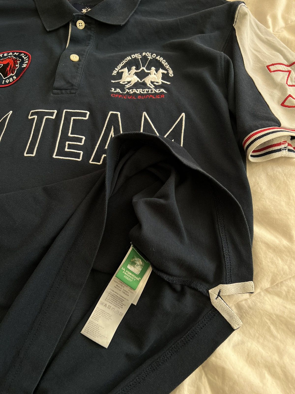 La Martina × Vintage Polo La Martina LM Team #3 Size US L / EU 52-54 / 3 - 4 Thumbnail