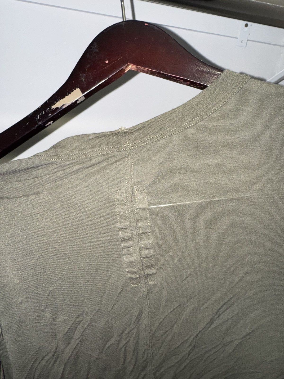 Rick Owens Rick Owens T-shirt in khaki green small Size US S / EU 44-46 / 1 - 7 Thumbnail