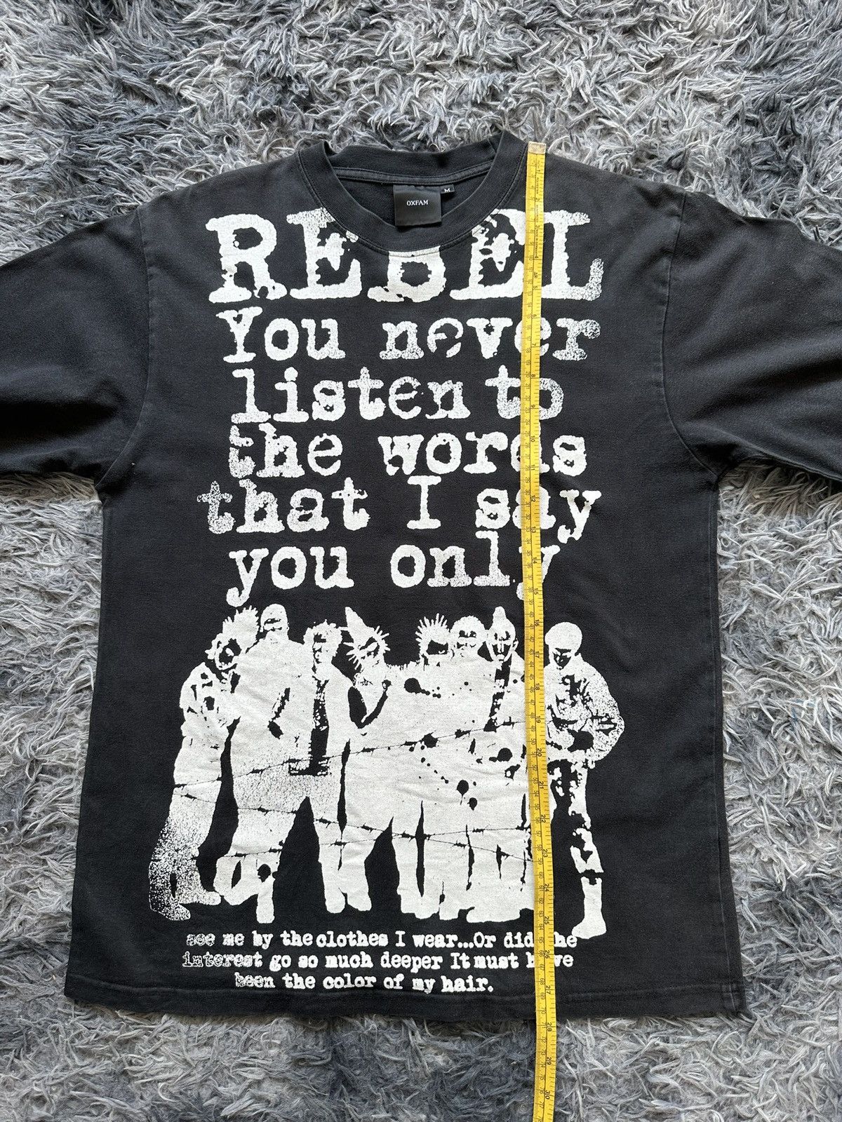 Algonquins 🔥Jrock🔥 - 00's OXFAM punk rebel long sleeve Size US M / EU 48-50 / 2 - 10 Thumbnail