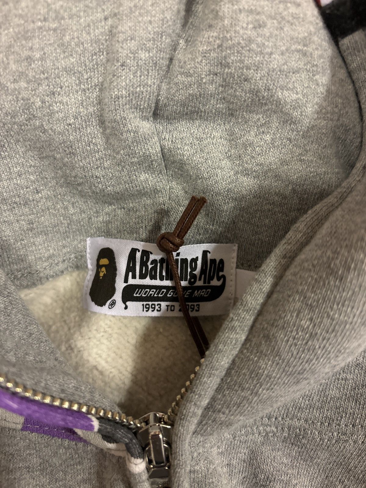 Bape Bape Grey ‘Soho Store 18th Anniversary’ Zip Shark Hoodie Size US XL / EU 56 / 4 - 9 Thumbnail