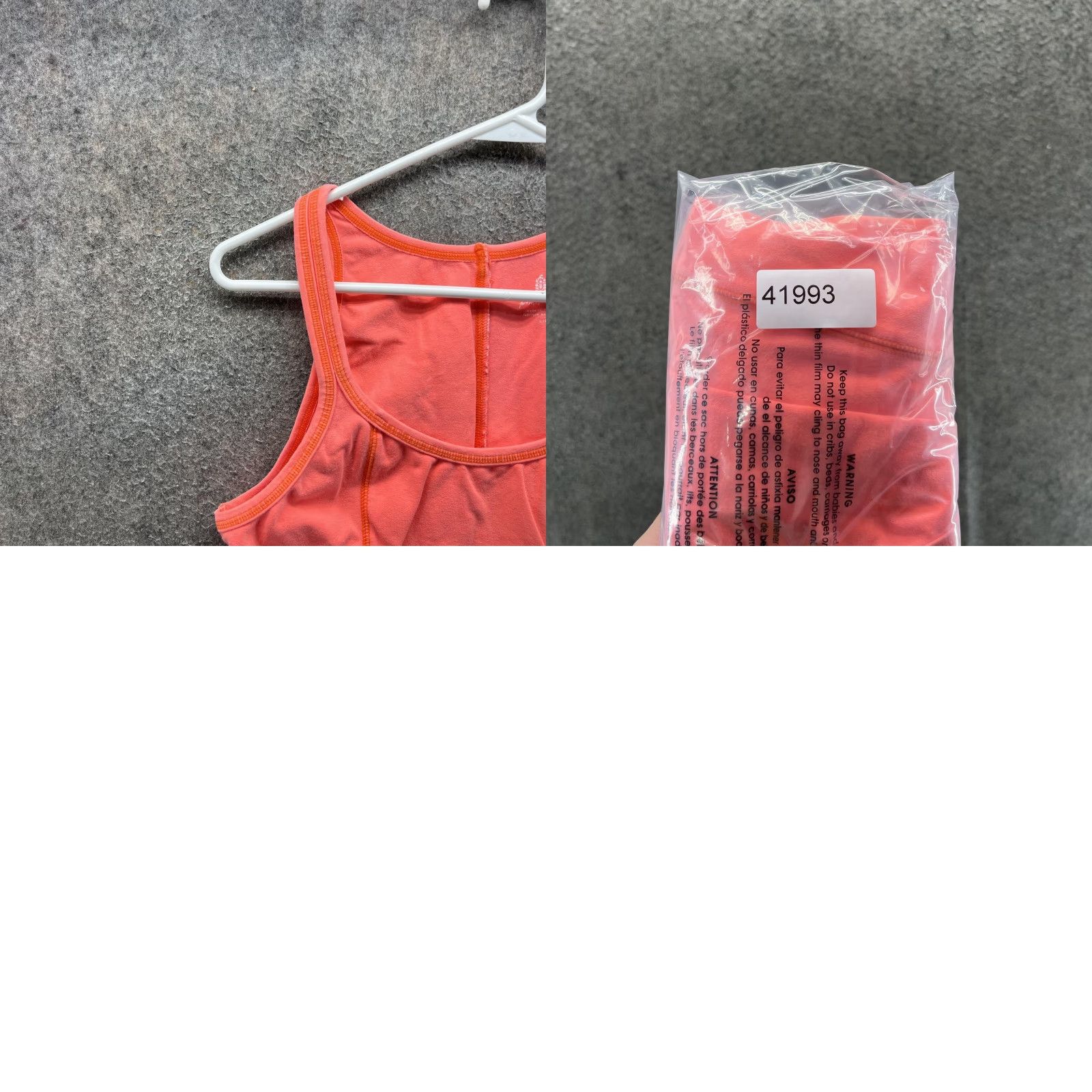 Free People Free People Tank Top Womens L Orange Scoop Neck Stretch Athletic Yoga Shirt Size L / US 10 / IT 46 - 8 Thumbnail