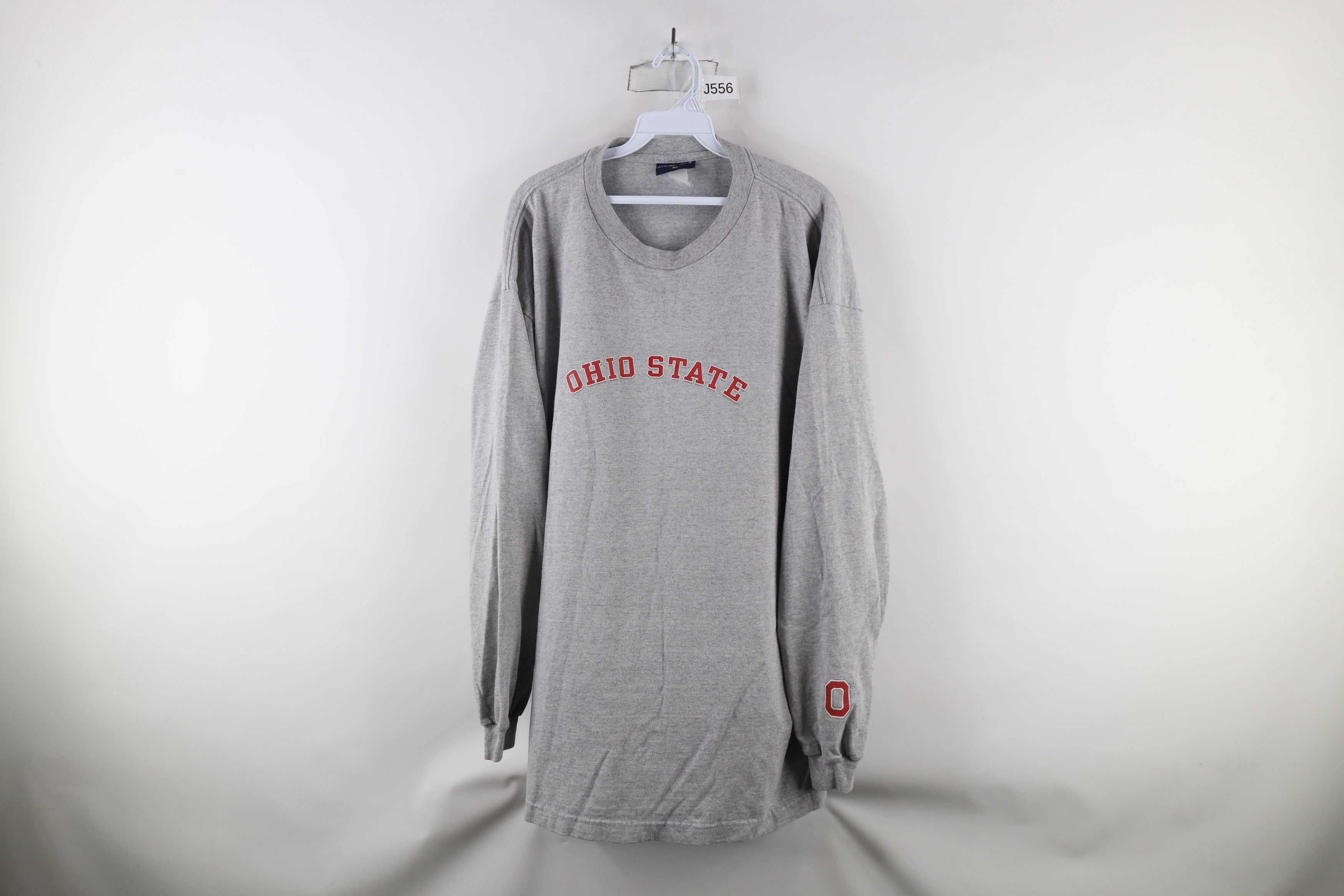 Vintage Vintage 90s Ohio State University Long Sleeve T-Shirt Gray Size US XL / EU 56 / 4 - 1 Thumbnail