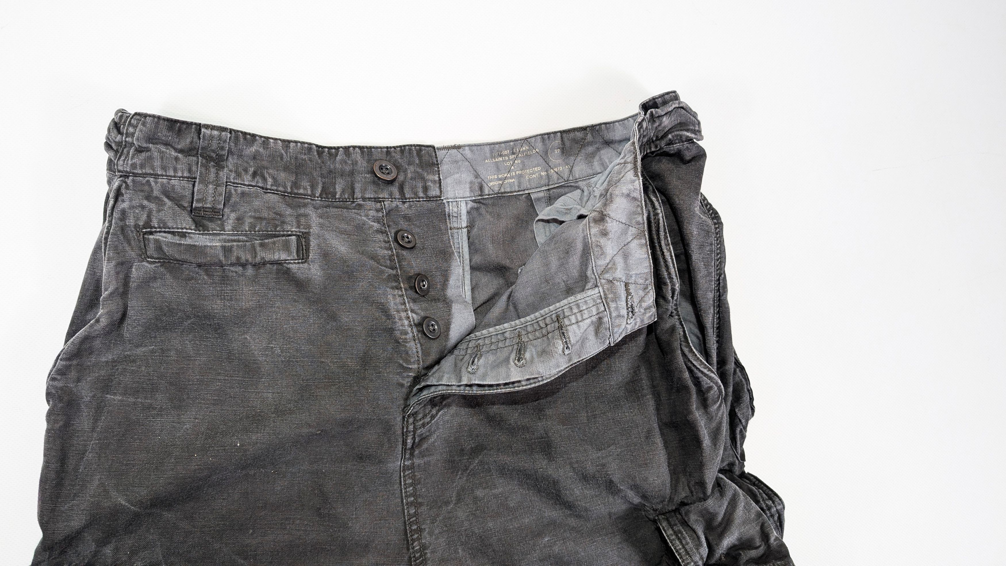 Allsaints Allsaints Infantry Linen Cotton Cargo Military Pants Size 32 Size US 32 / EU 48 - 4 Thumbnail
