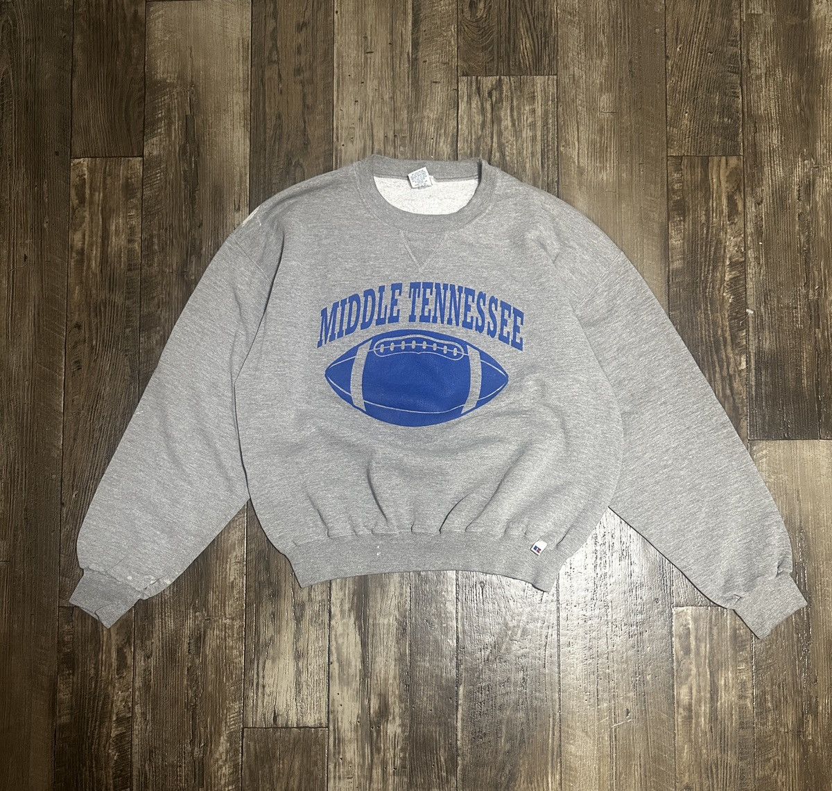 Russell Athletic × Vintage Vintage 90s Russell “Middle Tennessee” Crew Size US XL / EU 56 / 4 - 1 Thumbnail