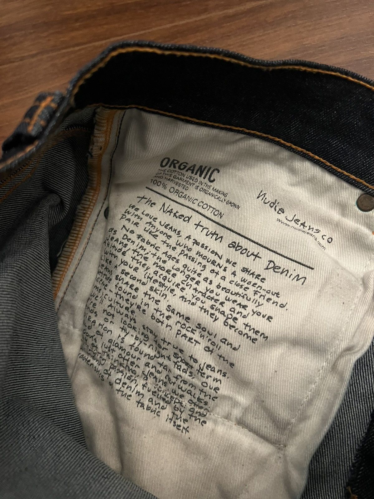 Nudie Jeans 1003877 Nudie Lean Dean Dry 16 Dips Jeans Size US 34 / EU 50 - 14 Thumbnail