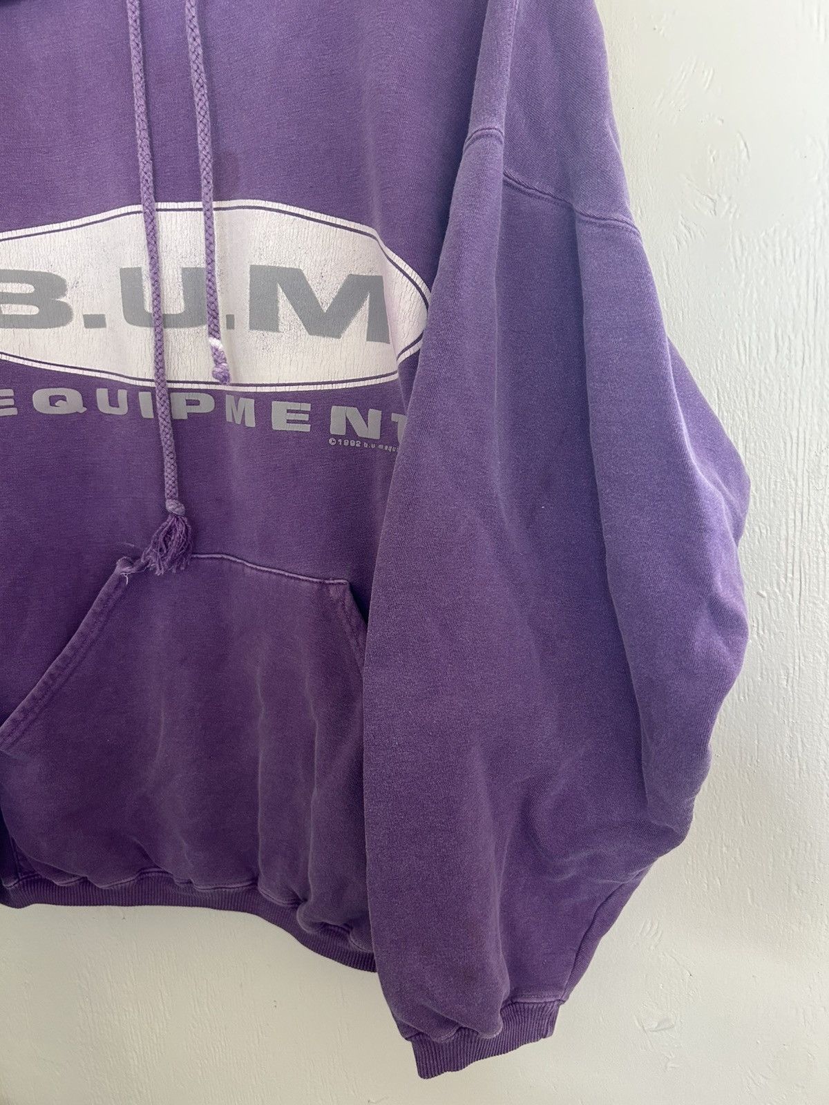 B.U.M Equipment 1992 B.U.M Equipment Faded Purple Oversized Hoodie Size US M / EU 48-50 / 2 - 5 Thumbnail
