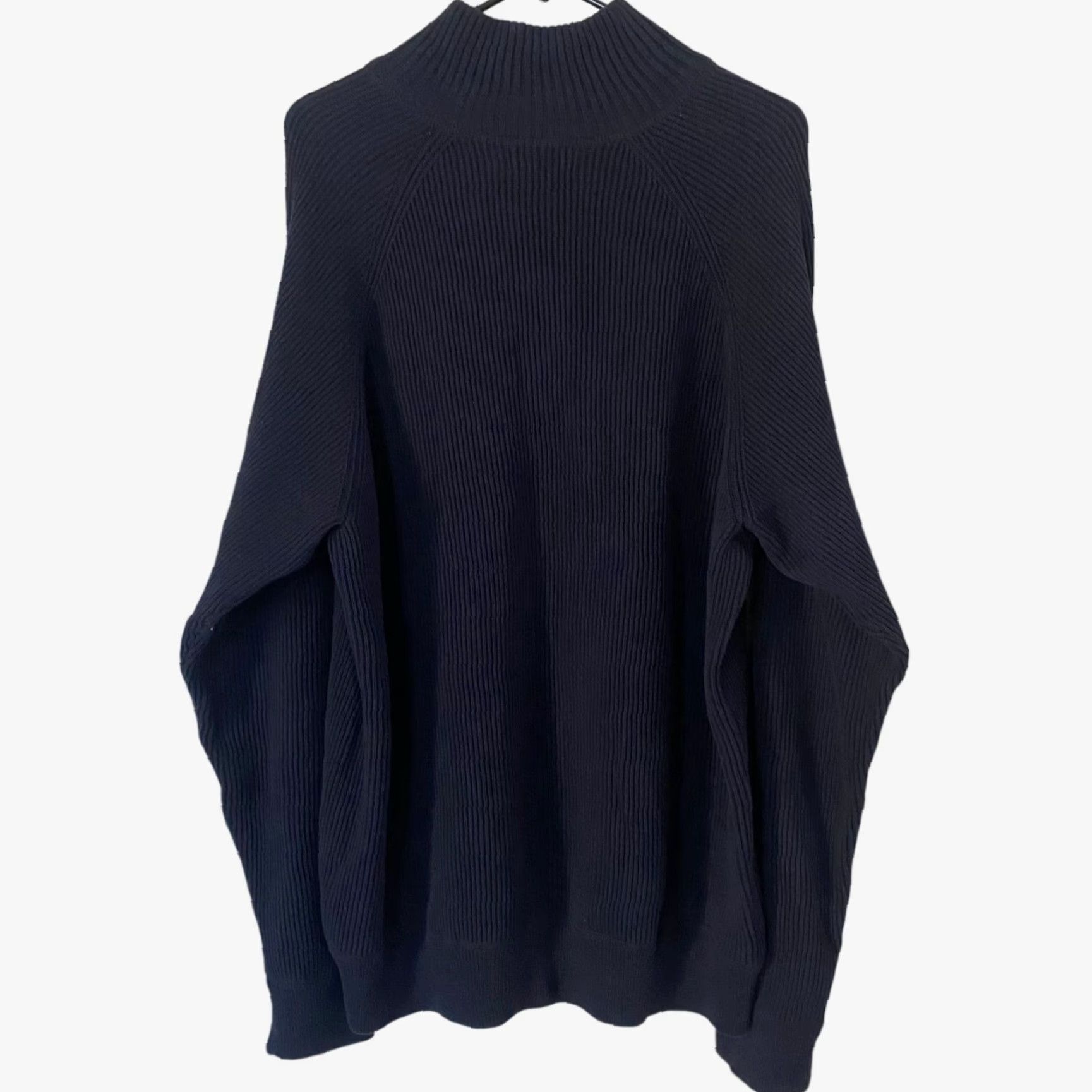 Ralph Lauren VINTAGE Polo Ralph Lauren Ribbed Military Knit 1/4 Zip Sweater Standard Mens 2XL Blue Size US XXL / EU 58 / 5 - 3 Thumbnail